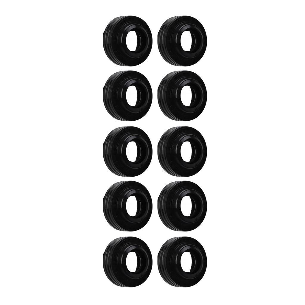 10PCS AC Compressor Shaft Seal Kit Rubber Black Circular AC Compressor Oil Seal Fit for 10S AC Compressor
