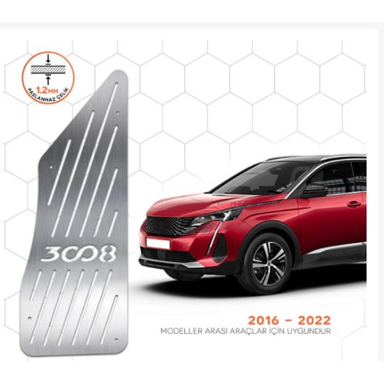 

Peugeot 3008 Krom Ayak Dinlendirme Pedalı 2016 - 2022
