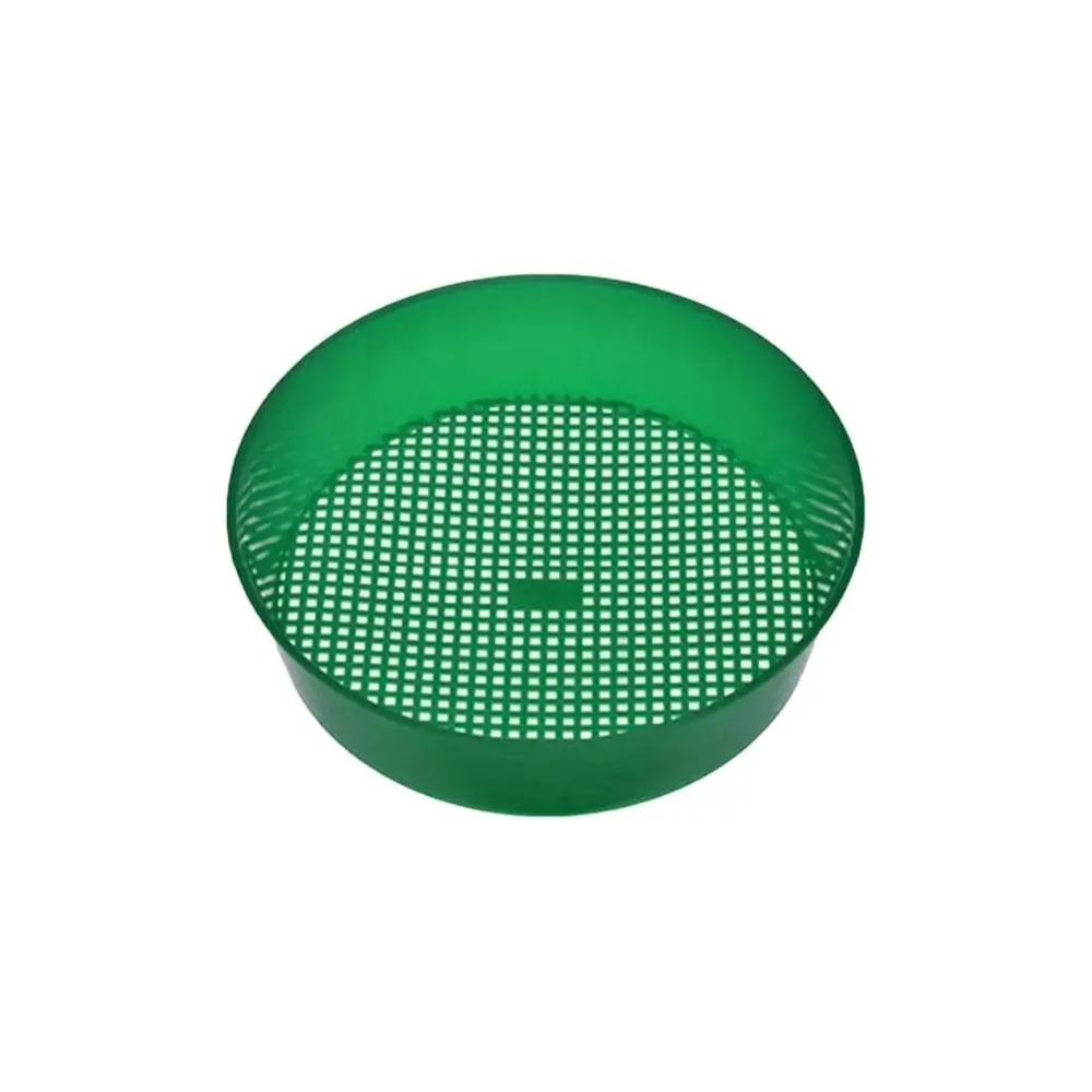 

Garden Sieve Soil Sifter, Round Sieve Earth Stone Fine Gardening Tool Home Planting Sieve Screen Garden Soil Filter Net Sifter 1PC зелёный