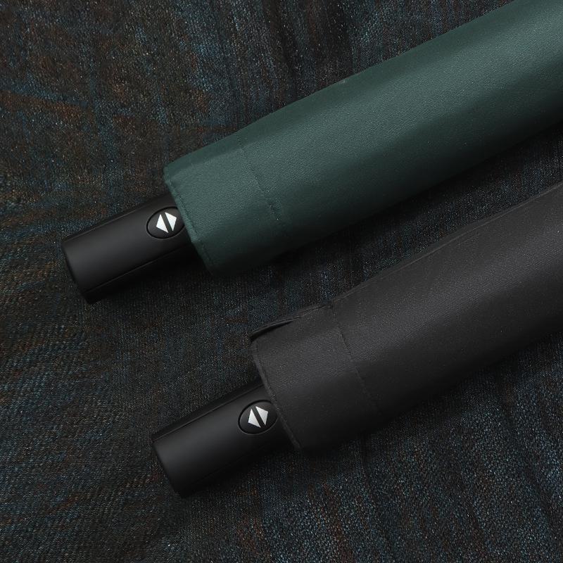 In Stock: New 125cm Single-Layer Automatic Folding Umbrella - PURPLERAIN (Purple)