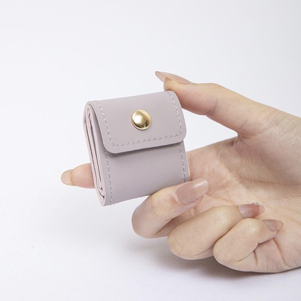 Mini Jewelry Storage Bag Simple Foldable Necklace Ring Packing Bag  Ring Storage Box