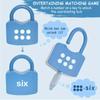 Children's Numbers 1-10 Lock And Key Counting Education Game Toy