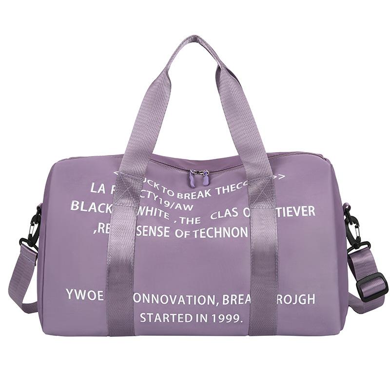 Casual portable short-distance travel bag New large-capacity sports fitness bag Oblique span luggage bag Yoga bag storage bag