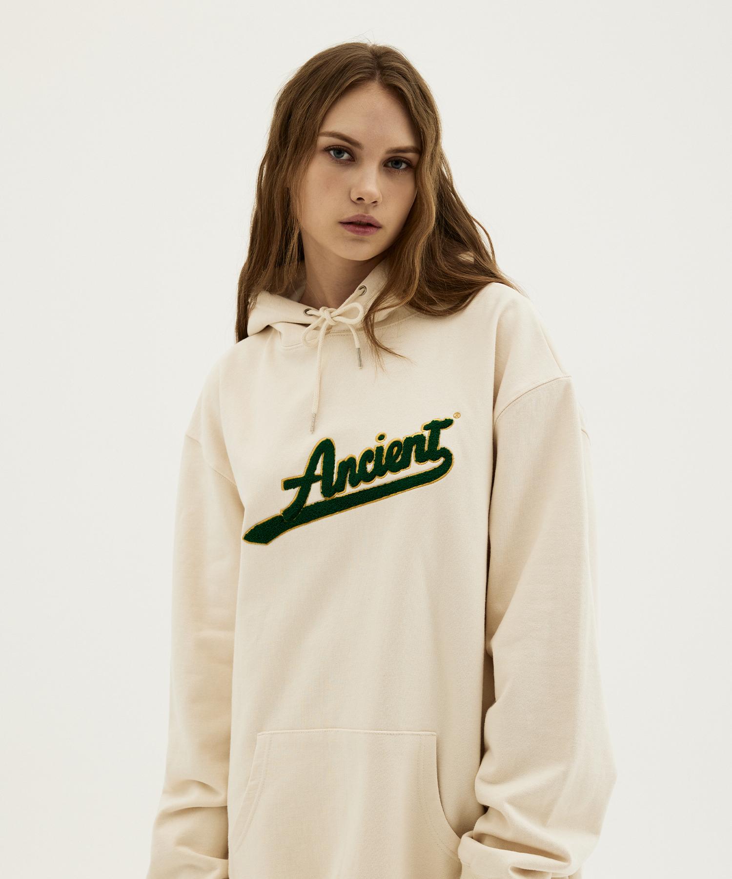 Ancient Union Ancient Varsity Pullover Hoodie Ivory L Size
