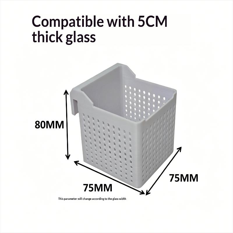 Fish Tank Water Change Dispenser, Hang-On Buffer Filter Box, Aquarium Water Flow Diffuser, Protect Aquascape From Water Impact