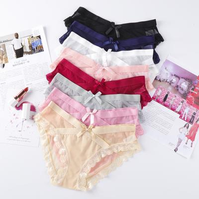 1Pcs Mesh Unterhose Weibliche frauen Höschen Sexy Spitze Dessous Versuchung Unterwäsche Slips Pespective Frau Thongs