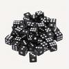 300pcs 8mm Six-Sided Dice Set White Black Green Colors Bulk RPG Dice for Tabletop Games D&D Casino Nights and Party Favors JXB