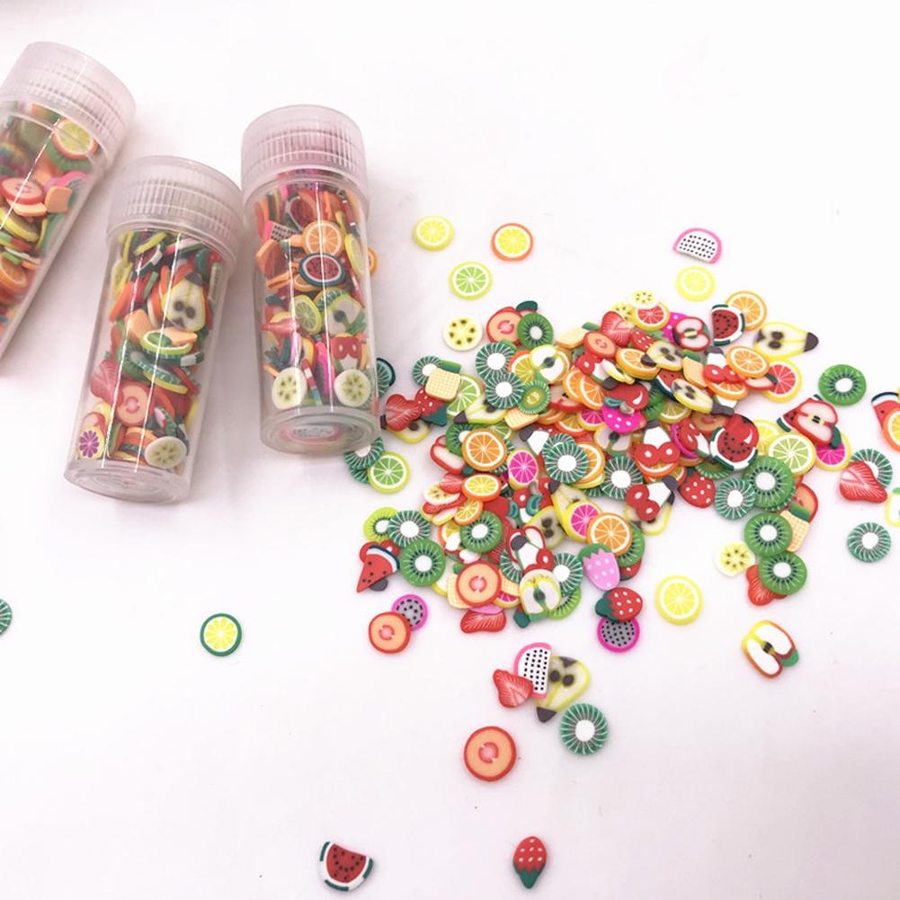 Colorful Soft Slime Fruit Slices Scented - Stress Relief Toy for Adults and Kids