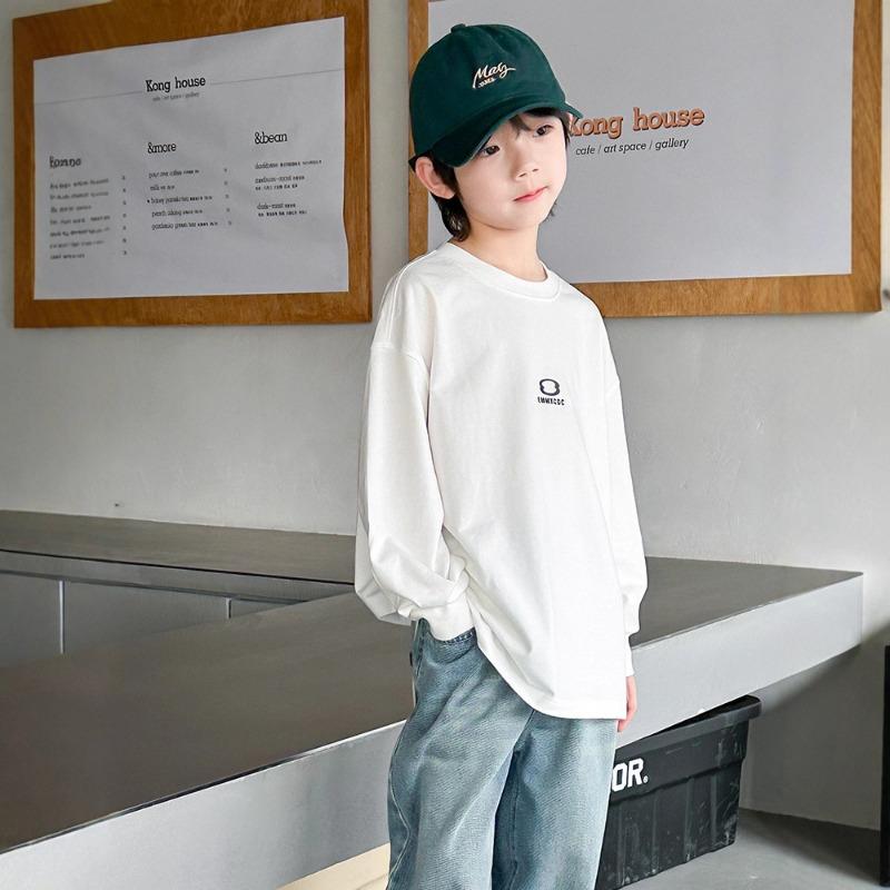 Boys Long Sleeve T Shirt Casual Kids Spring Autumn Top