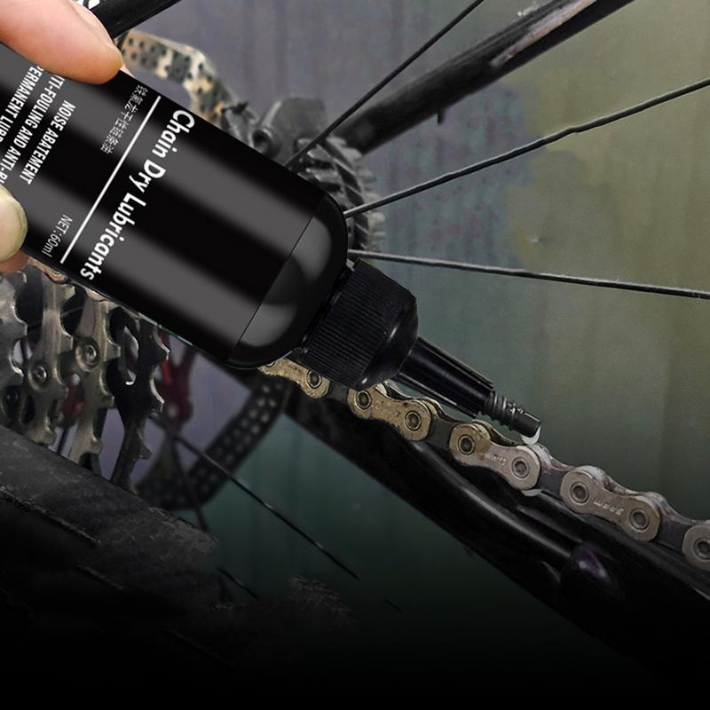 Dry Chain Lube Chain Care Lube 60ml Dustproof Dry Waxy Chain Oil Anti-Rust And Wear Flywheel Chainring Lubrication For Road