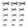 24pairs Metal Stealth Hook Buttons Coat Buckle Invisible Dark Buckle Clothing Hidden Hook Button For Garment Sewing Accessories