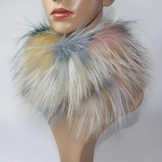 Nowy Szalik z Prawdziwego Futra Lisiego Opaski Futrzane Kobiety Zima Szaliki z Futra Lisiego Luksusowy Ocieplacz na Szyję Dobra Elastyczność Naturalne Futrzane Mufki