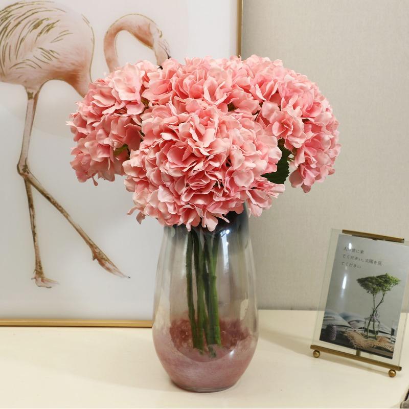 

Artificial Flower Moisturizing Touch Hydrangea BouquetDecorative Piece Artificial Flower білий