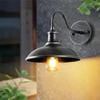 Vintage American Loft Wall Lamp With Iron Shade For Bar And Corridor Decor