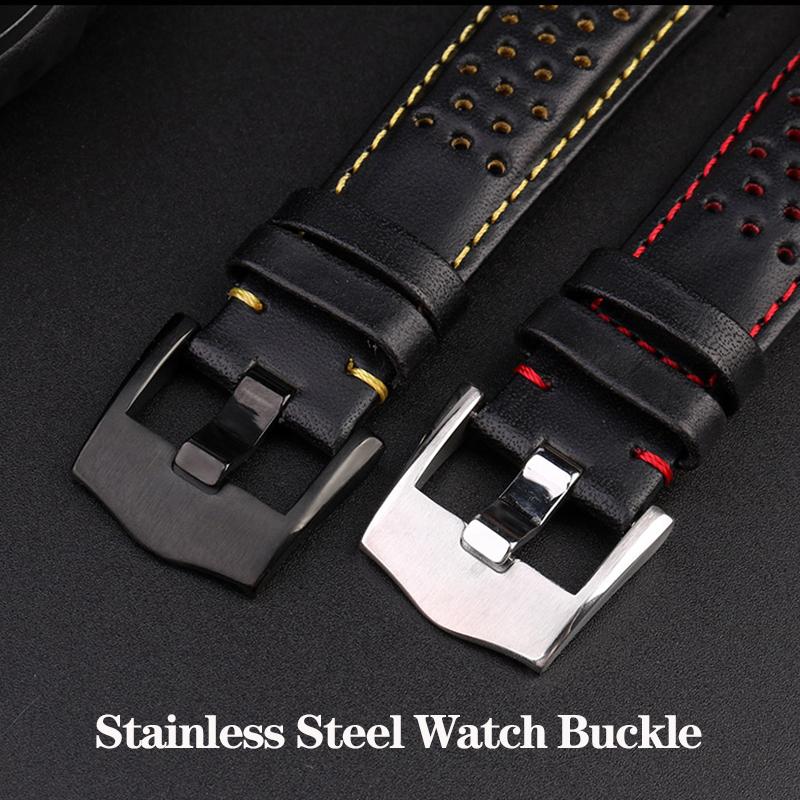 21mm Kalfsleer Horlogeband voor Omega Super Moon Dark Side Apollo 8 Serie Heren 311.92 Horlogeband Riem 311.92.44 Armband