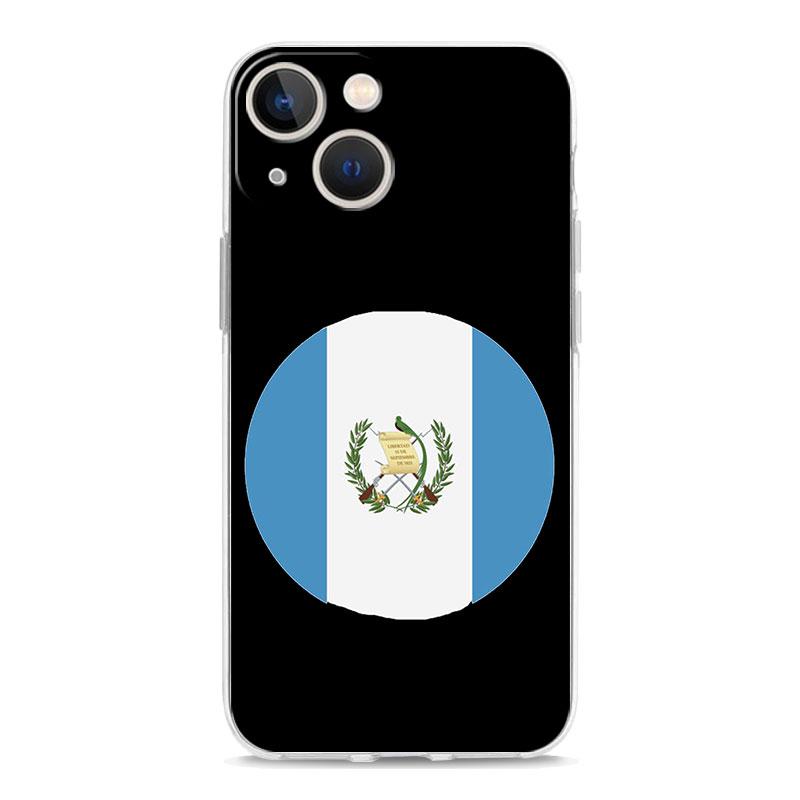 Phone Case For iPhone 17 Air Cases iPhone 16 15 12 13 14 Pro Max SE 7 8 Plus iPhone11 Clear Soft Cover Guatemala Flag
