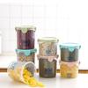 800Ml Food Storage Containers Airtight Leakproof Dry Food Container For Cereal Flour Sugar Rice Snacks Green Plastic Storage