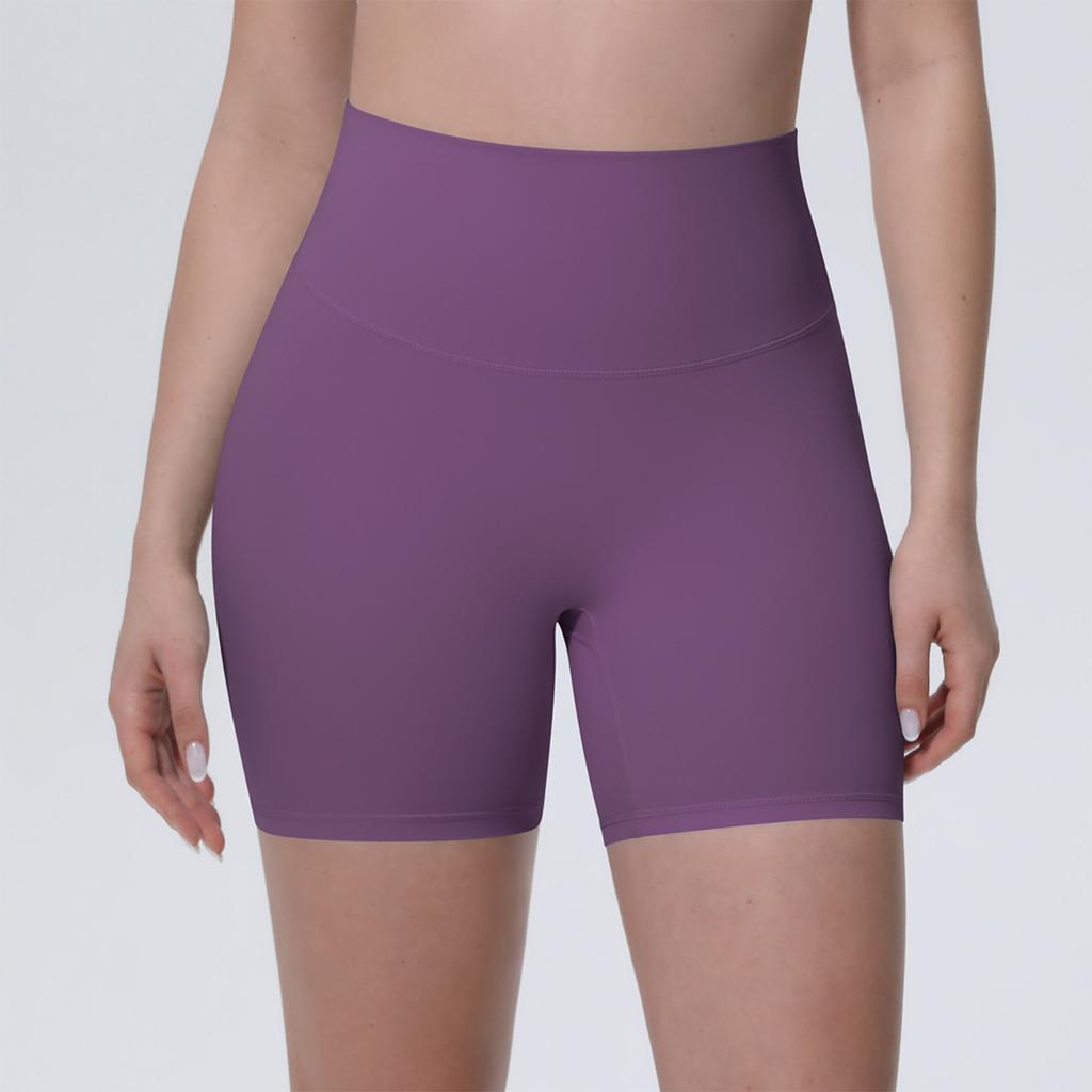 Women High Waist Yoga Shorts Seamless Stretchy Athletic Biker Shorts for Running Workout Gym Fitness Training