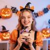 Halloween Puppenkleidungsset Plüsch Babykleidung, Kürbishut (Puppenkleidung, Puppen nicht enthalten)