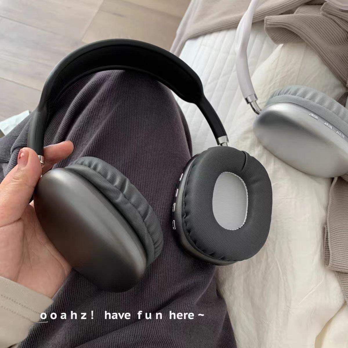 

Беспроводные Bluetooth-наушники Xiaohongshu Retro накладного типа - модный шейный стиль для девушек