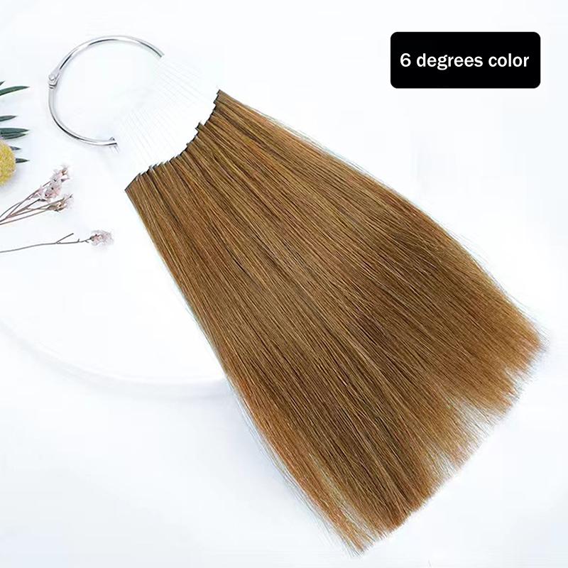 30 ks 23 cm Vzorky barev z pravých lidských vlasů pro prodlužování lidských vlasů, Salonní nástroje, Vzorník pro barvení vlasů, Nácvik barvení