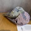 Retro Patchwork Baseball Cap With Sunshade For Casual Outdoor Activities