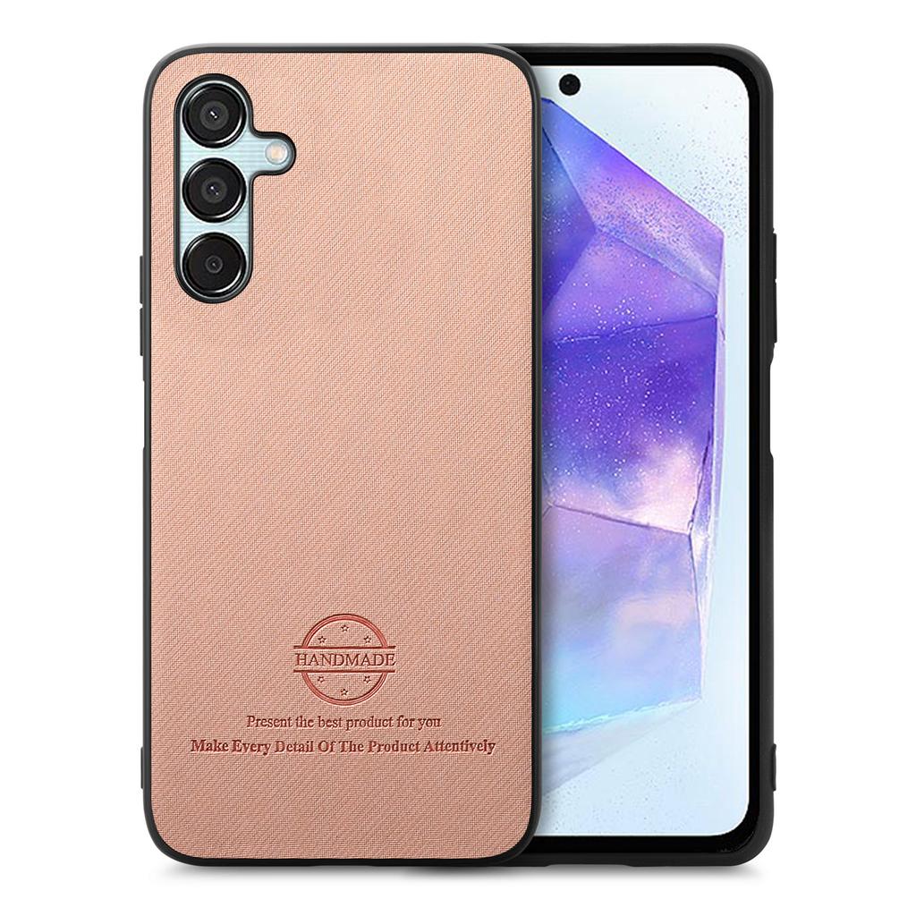 For Samsung Galaxy A16 5G/Galaxy A16 4G Leather Phone Back Cover with Cloth Texture