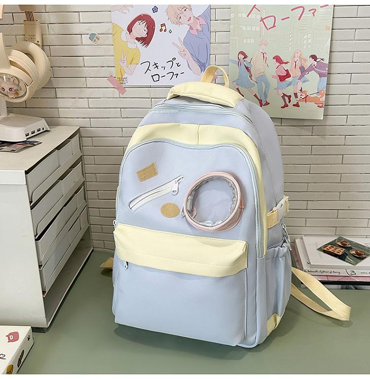 School bag high value fresh and sweet ins make-up bag handbag high school students large capacity