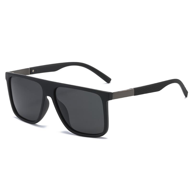 

Квадратные винтажные поляризованные солнцезащитные очки для мужчин и женщин, солнцезащитные очки UV400 чёрный