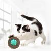 Interactive Corrugated Cardboard Cat Toy with Durable Hollow Balls for Indoor Play and Scratching Activity Center for Cats Kittens and Small Pets