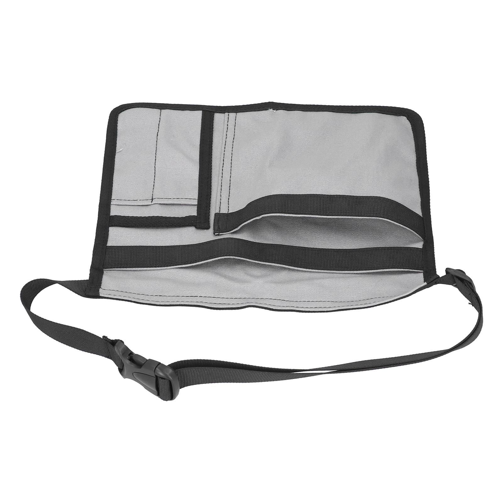 

Односторонняя поясная сумка для инструментов из износостойкой ткани Оксфорд, регулируемый органайзер для инструментов для сада, серый серый