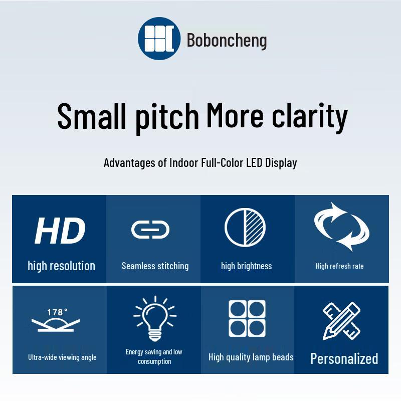Boboncheng P2 Indoor Small Pitch LED Video Wall Set CN plug (adapter included)