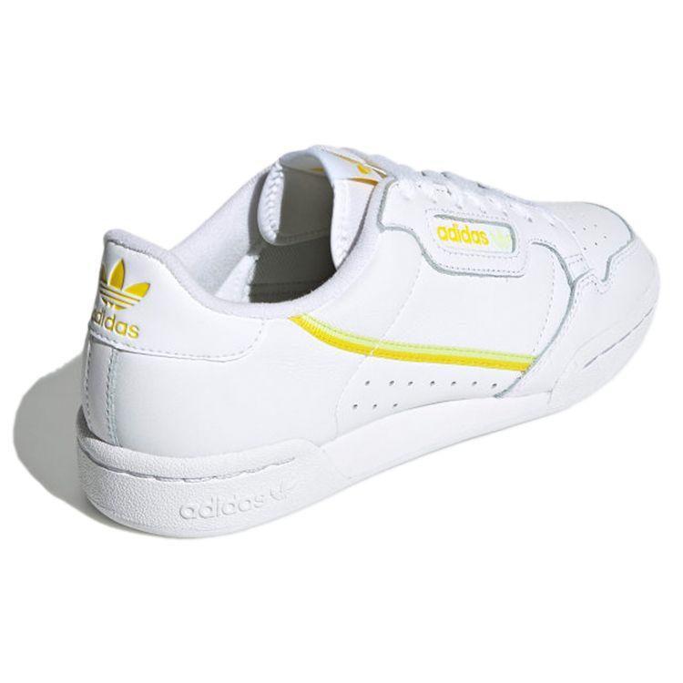 Adidas  Continental 80 White Semi Frozen Yellow Women Sneakers Cloud-White EE5561
