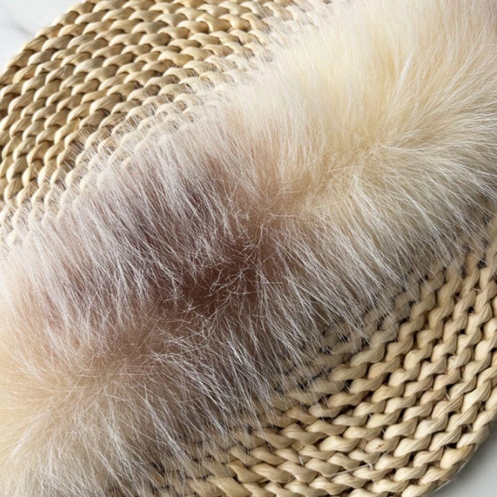 Faux Fur Faux Fur Scarf Soft Plush Texture Plush Neck Wrap New Fur Collar Scarf Streetwear Styling