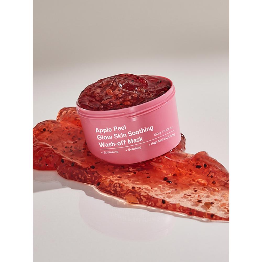 Daiso InGredient Editor Apple Peel Smooth Texture SoothinG Wash Off Mask 100 G