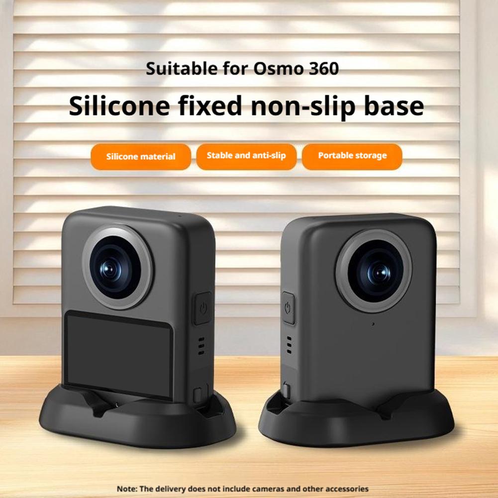 Camera Accessories For DJI OSMO 360 - Desktop Mount Stand Base, Storage Case, Silicone Case Anti-Fall, Lens Cover, For OSMO 360