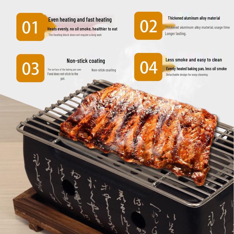 Zhishi Mini Japanese Charcoal BBQ & Tea Stove Kit