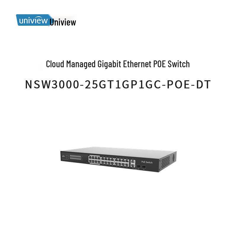 

Uniview Cloud-Managed Gigabit Ethernet PoE Switch CN plug (adapter included)