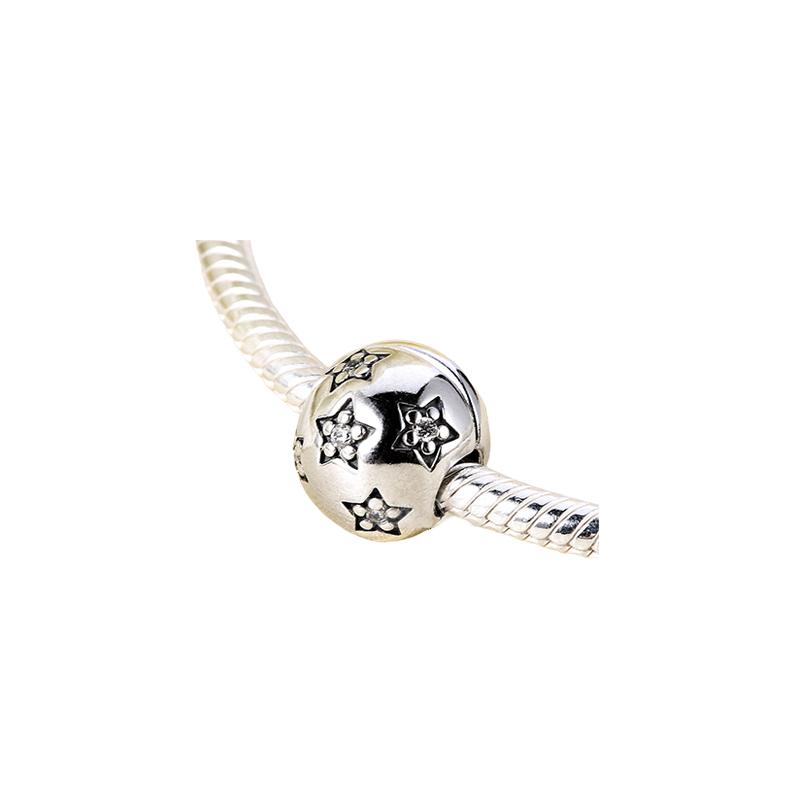 Pandora Starry 925 silver clip silver 791058CZ