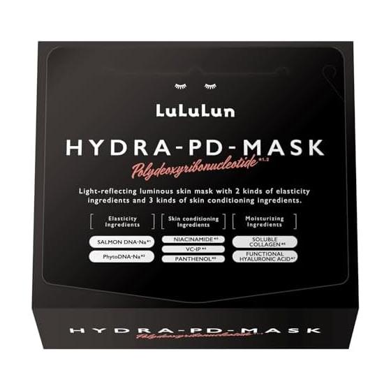 LuLuLun Hydra PD Mask 28 Pieces Pack Face Pack Sheet Mask Face Moisturizing Pore Large Capacity