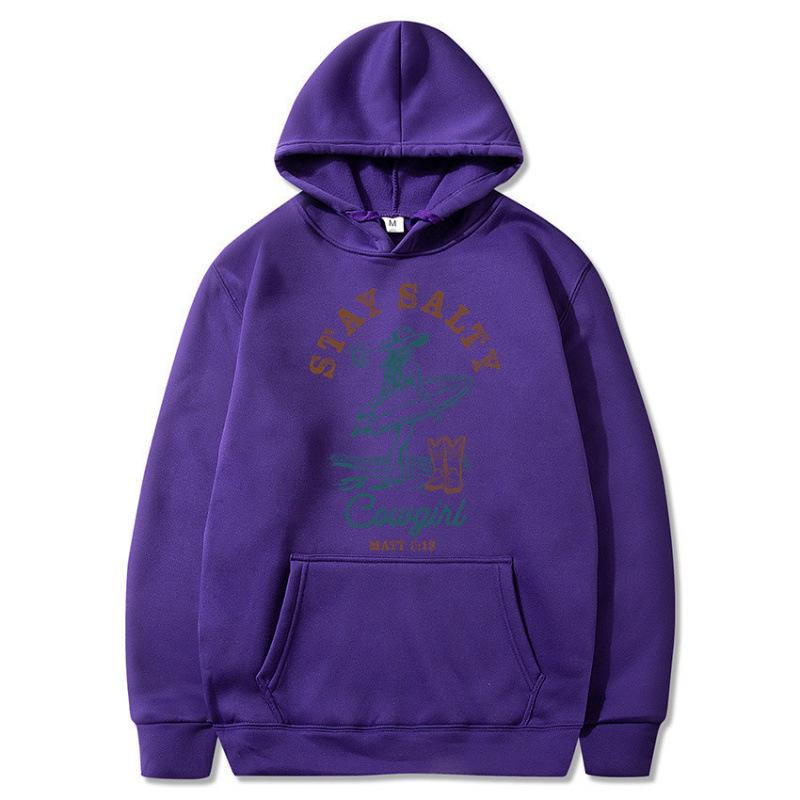 Unisex Beach Surfing Skateboard Print Fashion Hoodie Sweatshirt