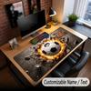 Soccer Theme Custom Mouse Pad Personalized With Name Text Customized Desk Mat For Office Home Decor