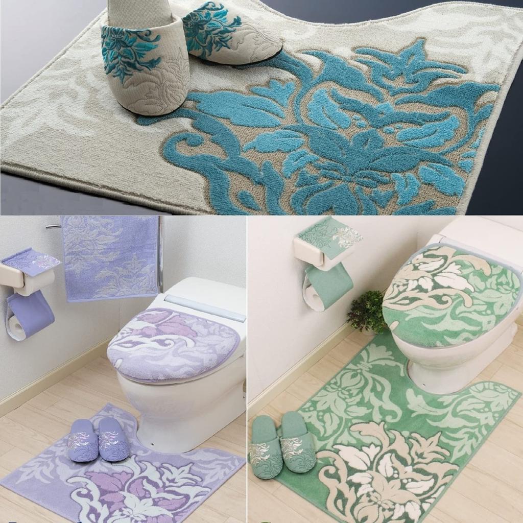 Senko DECORMUSEE Samira Kitchen 45 X 180 Blue Antibacterial and Odor Made In Product Number 32383 Mat, Approx. Cm, Gray, Resistant, Japan,