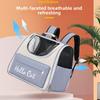 Windproof Cat Carrier Bags Collapsible Lightweight Pet Backpack Breathable Large Capacity Cat Carrying Bag Outdoor Travel