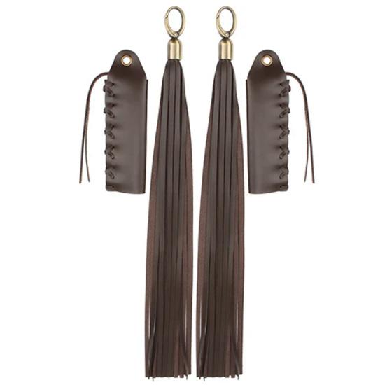 22/25mm motocyklové rukojeti Kožené kryty s třásněmi pro Harley Indian Honda Shadow Chief Classic Cafe Rcaer Custom Old School