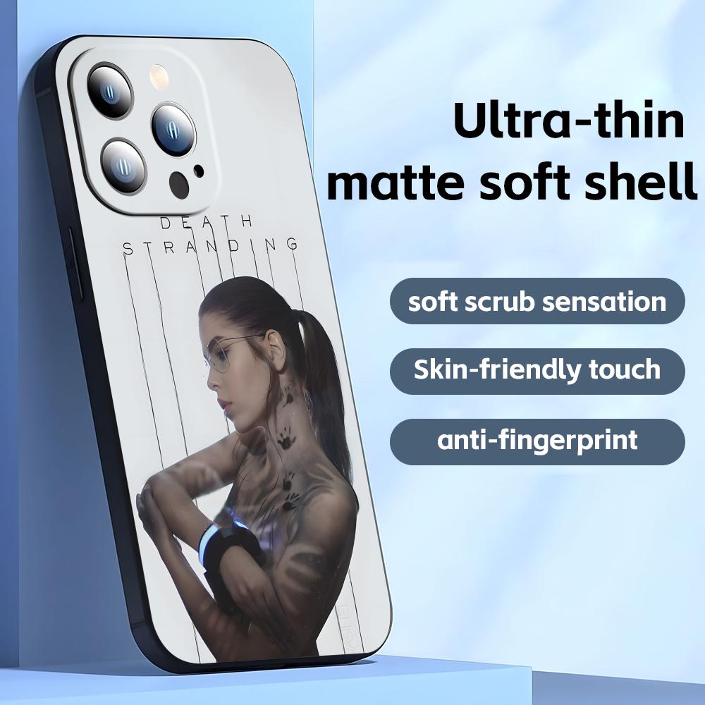 HOT GAME Death Stranding   Phone Case For iPhone17 16 16e 15 14 13 12 11 Plus Mini Pro Max Soft black Shockproof Cover