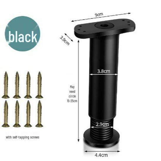 

Adjustable Bed Leg Support and Load-Bearing Bracket System
