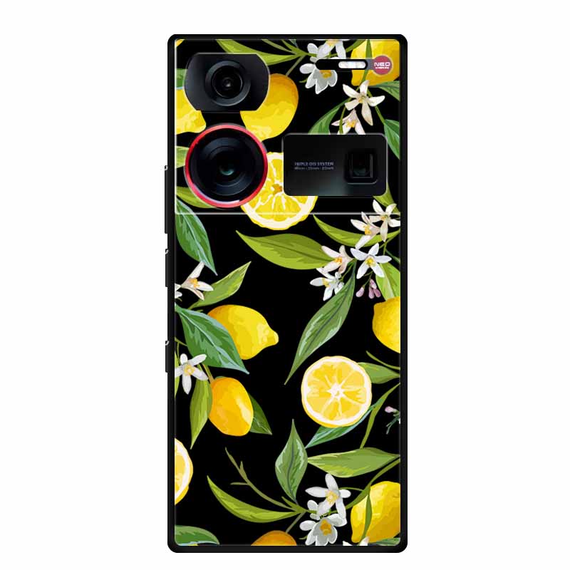 6.8" For ZTE Nubia Z60 Ultra Case Shockproof Black Silicone Soft Phone Case For ZTE Nubia Z60 Ultra Back Cover Case Cute Cartoon