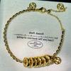 18k Gold-Plated Zircon Coin Bracelet: Elegant, Retro-Chic Chinese Jewelry