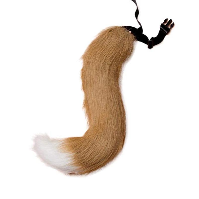 Bendable Plush Cat Tail Cosplay Accessory Anime Animal Tail Costume Prop for Parties